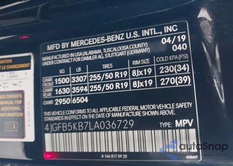 2020 Mercedes-Benz Gle 450 4Matic z USA, uszkodzony, nr VIN 4JGFB5KB7LA036729